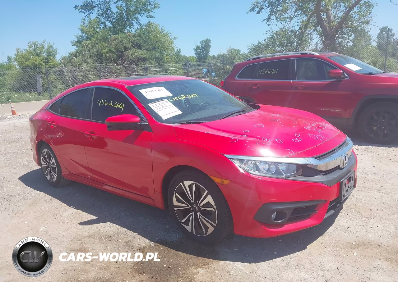 2018 Honda Civic Ex-L VIN:JHMFC1F76JX019770 - 1
