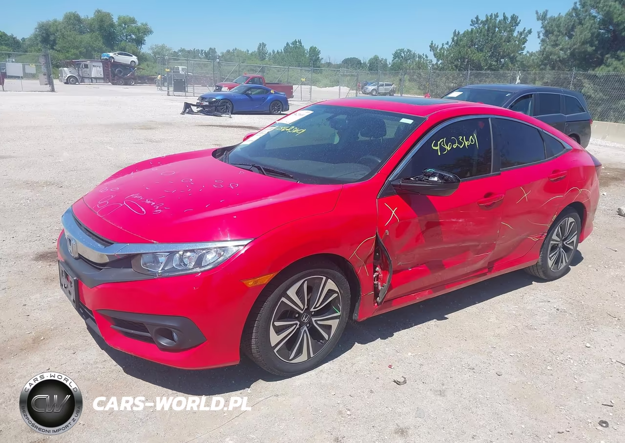 2018 Honda Civic Ex-L VIN:JHMFC1F76JX019770 - 2