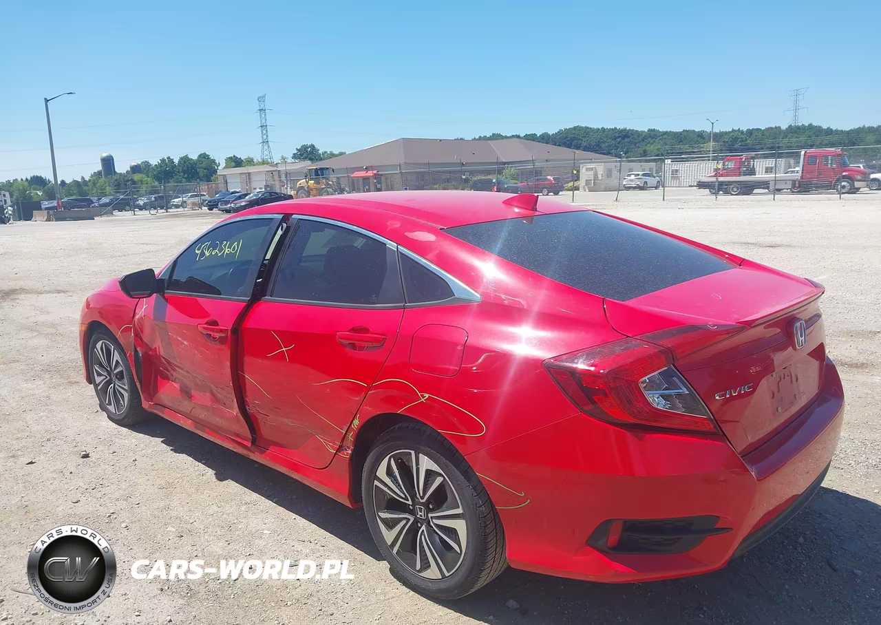 2018 Honda Civic Ex-L VIN:JHMFC1F76JX019770 - 3