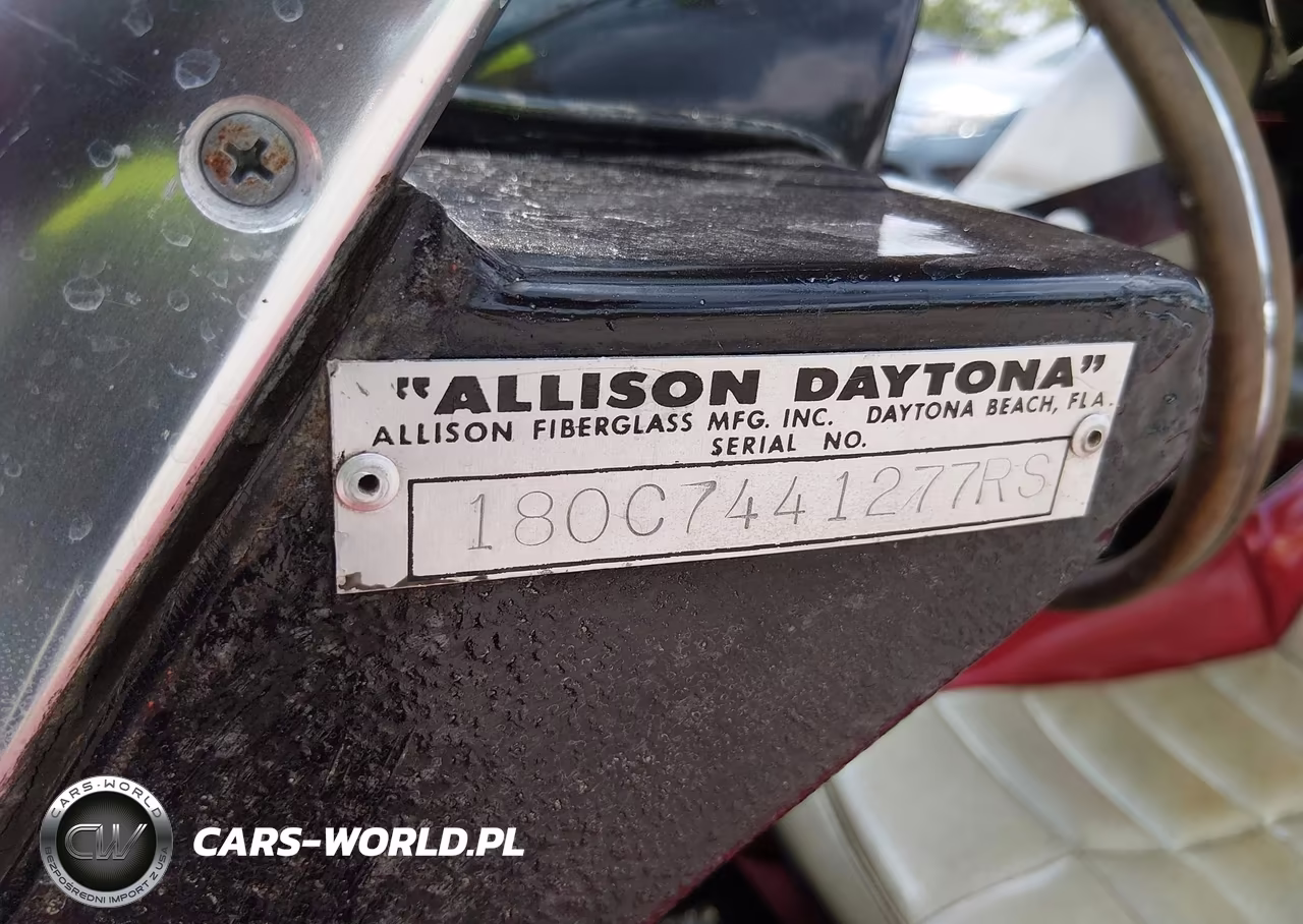 1977 Allison Daytona VIN:180C7441277RS - 9