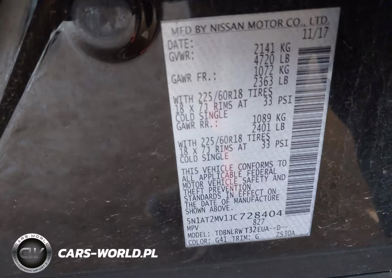 2018 Nissan Rogue Sl VIN:5N1AT2MV1JC728404 - 9
