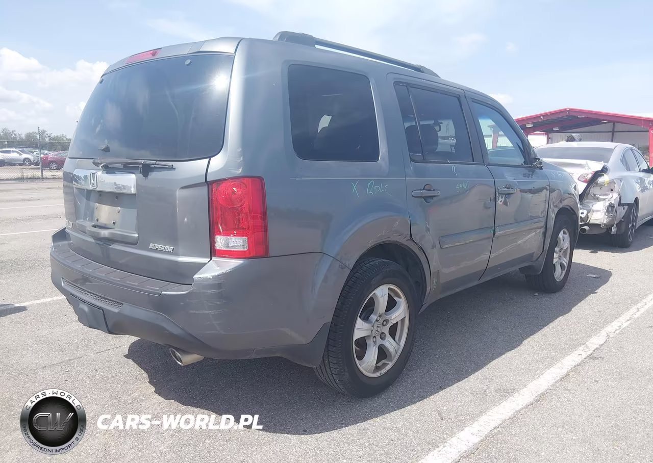 2013 Honda Pilot Ex-L VIN:5FNYF3H53DB011634 - 4