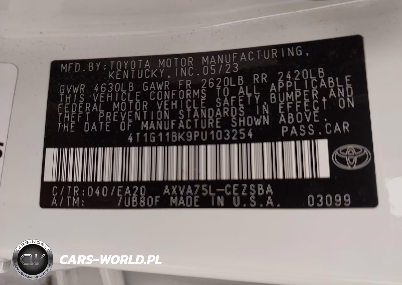 2023 Toyota Camry Se Awd VIN:4T1G11BK9PU103254 - 9