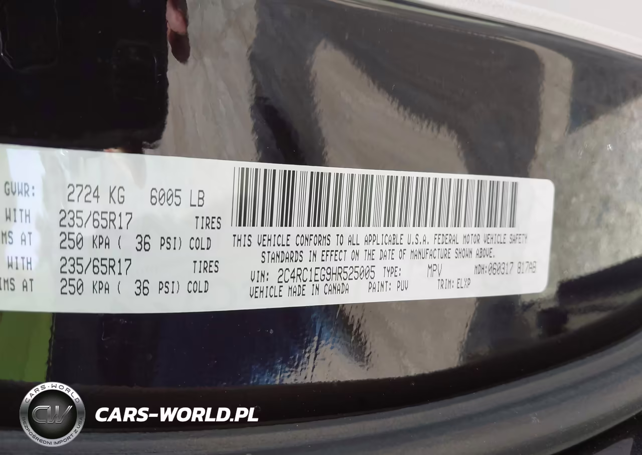 2017 Chrysler Pacifica Touring-L Plus VIN:2C4RC1EG9HR525005 - 9