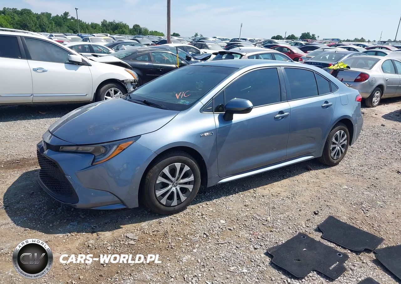 2021 Toyota Corolla Hybrid Le VIN:JTDEAMDE0MJ027084 - 2