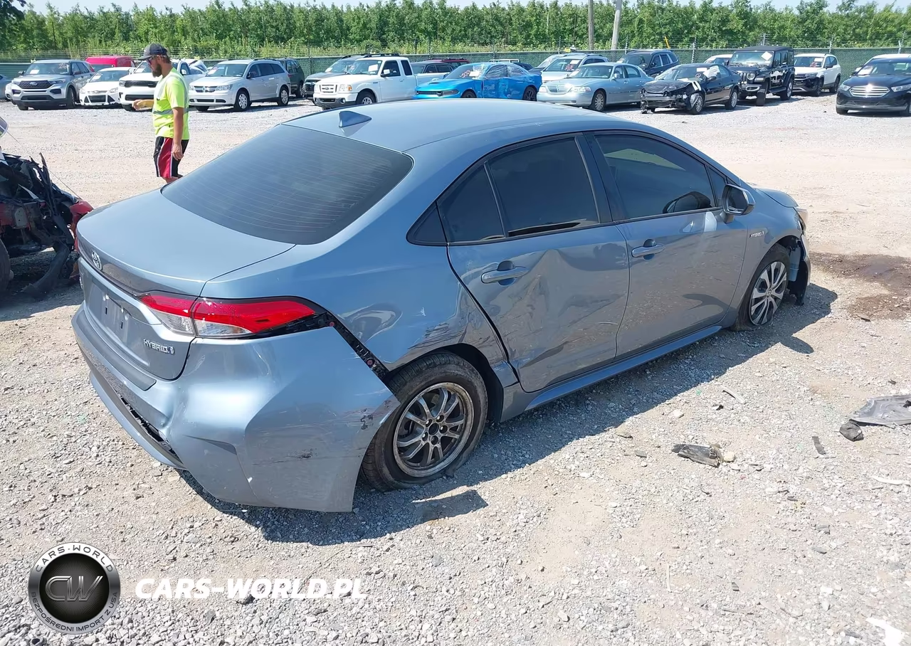 2021 Toyota Corolla Hybrid Le VIN:JTDEAMDE0MJ027084 - 4