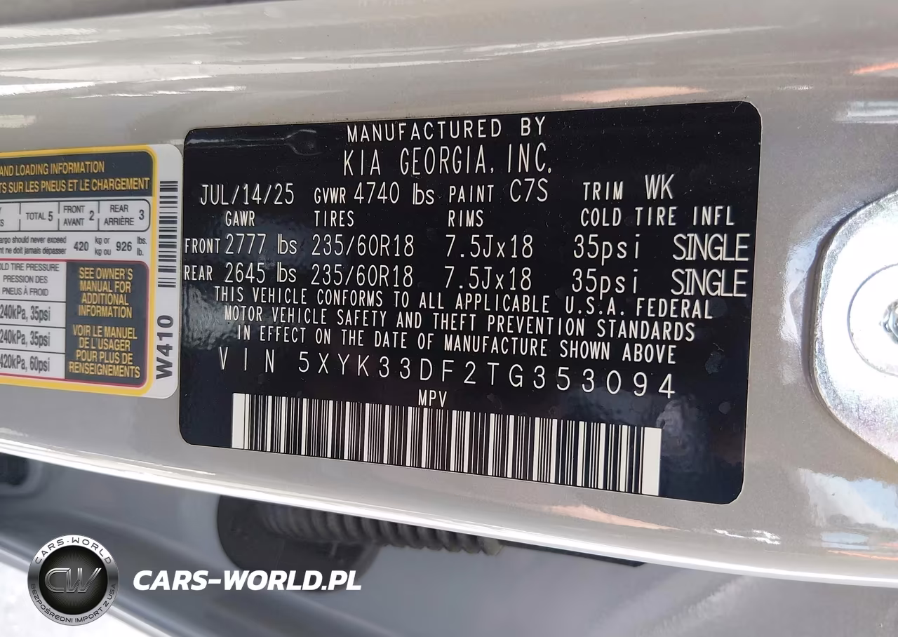 2026 Kia Sportage Ex VIN:5XYK33DF2TG353094 - 9