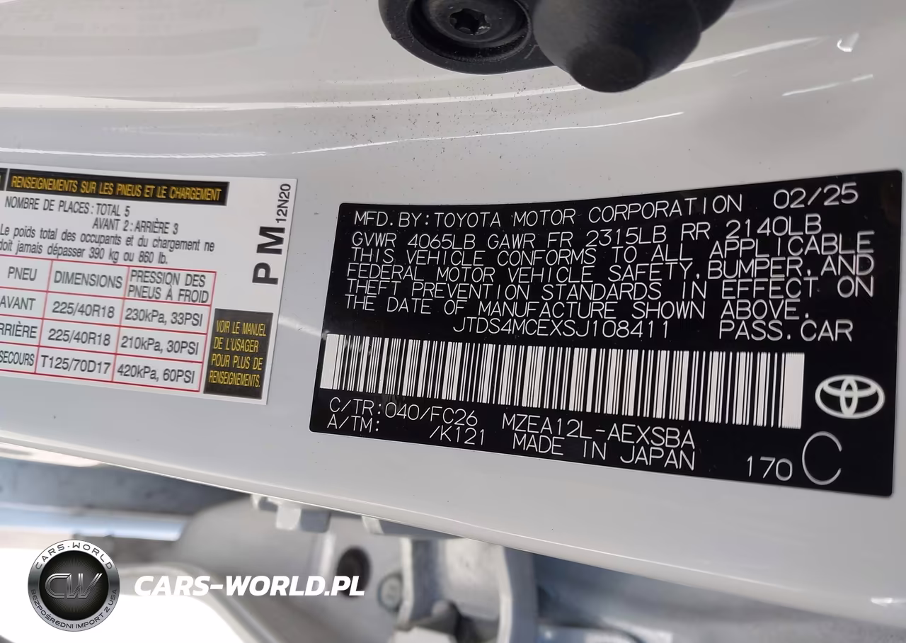 2025 Toyota Corolla Se VIN:JTDS4MCEXSJ108411 - 9