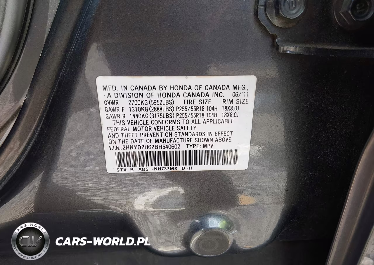 2011 Acura Mdx Technology Package VIN:2HNYD2H62BH540602 - 9