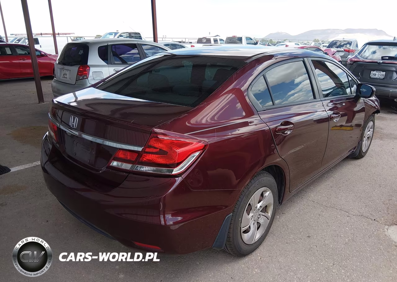 2014 Honda Civic Lx VIN:19XFB2F51EE056482 - 4