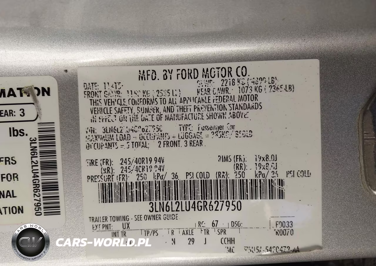 2016 Lincoln Mkz Hybrid VIN:3LN6L2LU4GR627950 - 9