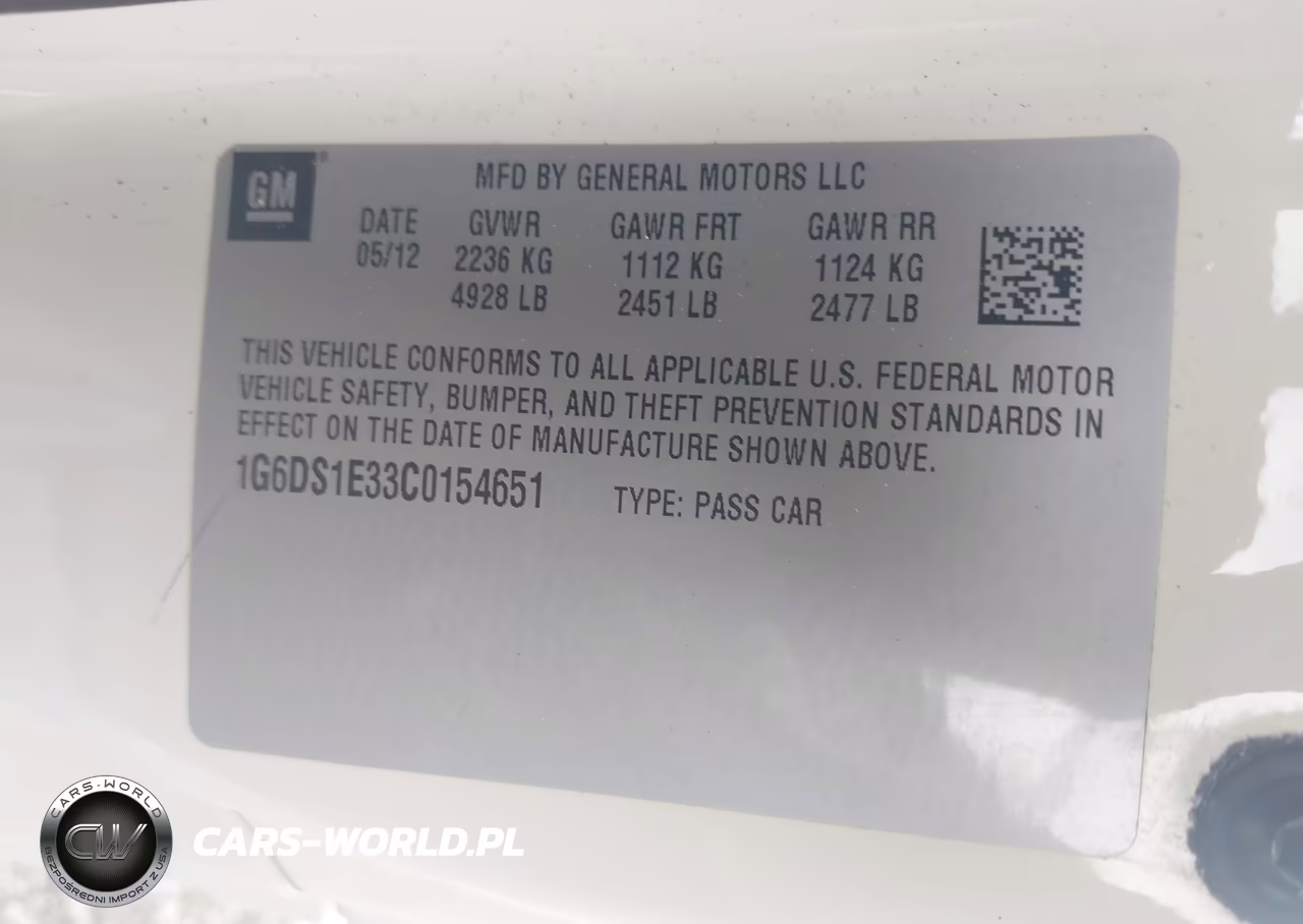 2012 Cadillac Cts Premium VIN:1G6DS1E33C0154651 - 9