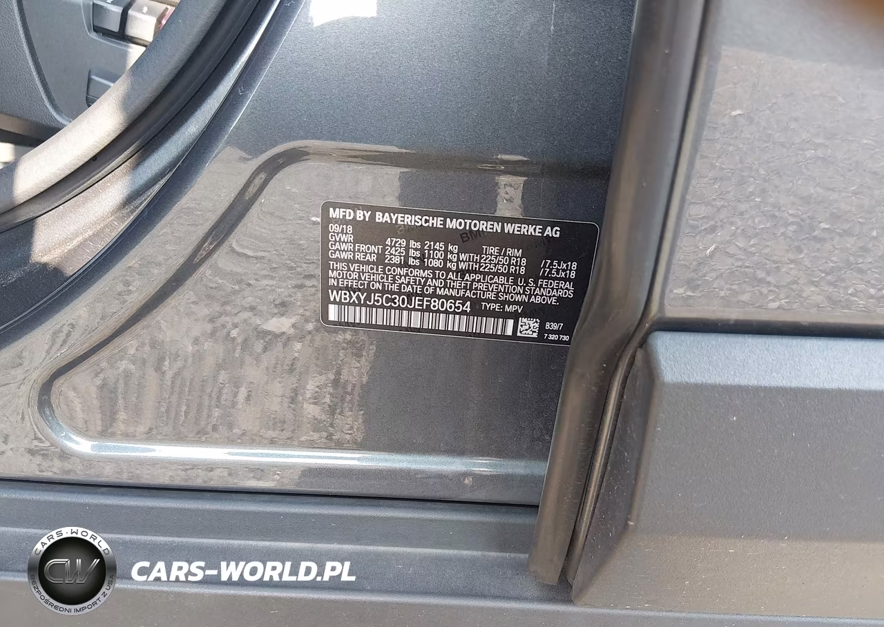 2018 BMW X2 xDrive28I VIN:WBXYJ5C30JEF80654 - 9