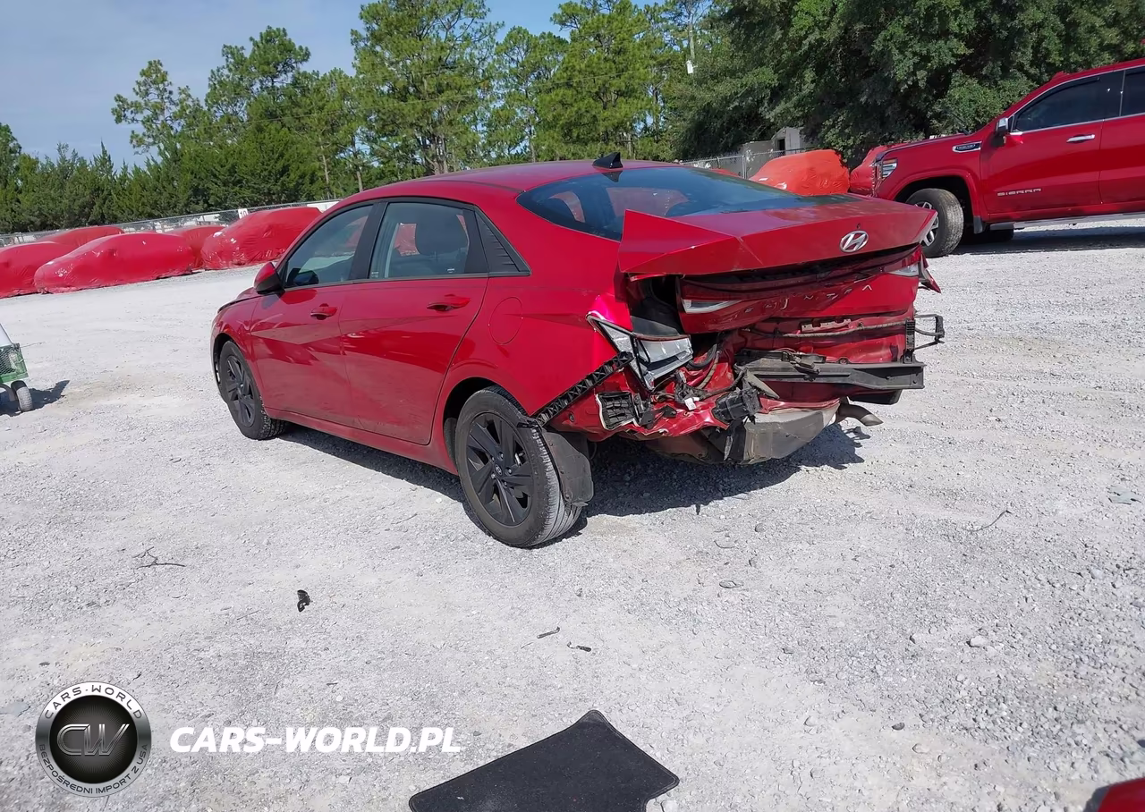 2022 Hyundai Elantra Sel VIN:5NPLS4AG0NH060316 - 3