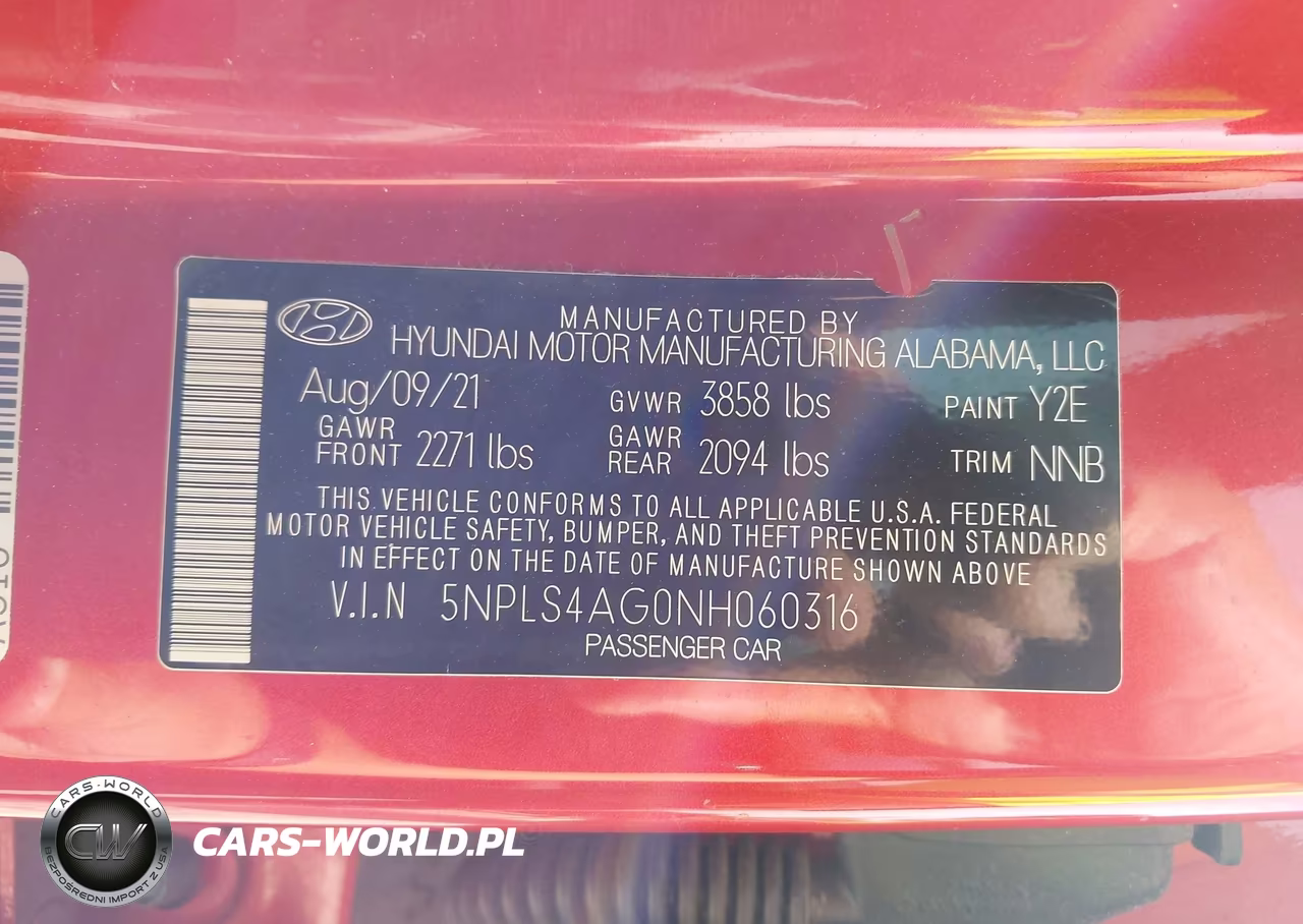 2022 Hyundai Elantra Sel VIN:5NPLS4AG0NH060316 - 9
