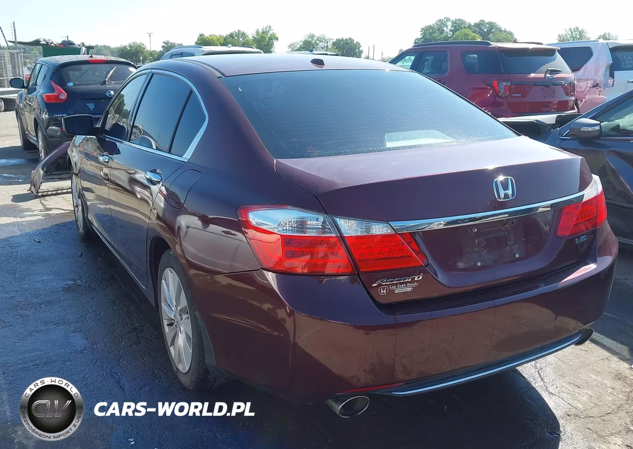 2014 Honda Accord Ex-L V-6 VIN:1HGCR3F85EA040420 - 3