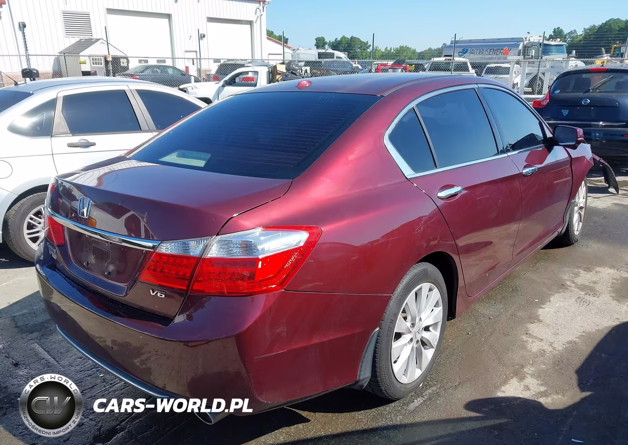 2014 Honda Accord Ex-L V-6 VIN:1HGCR3F85EA040420 - 4