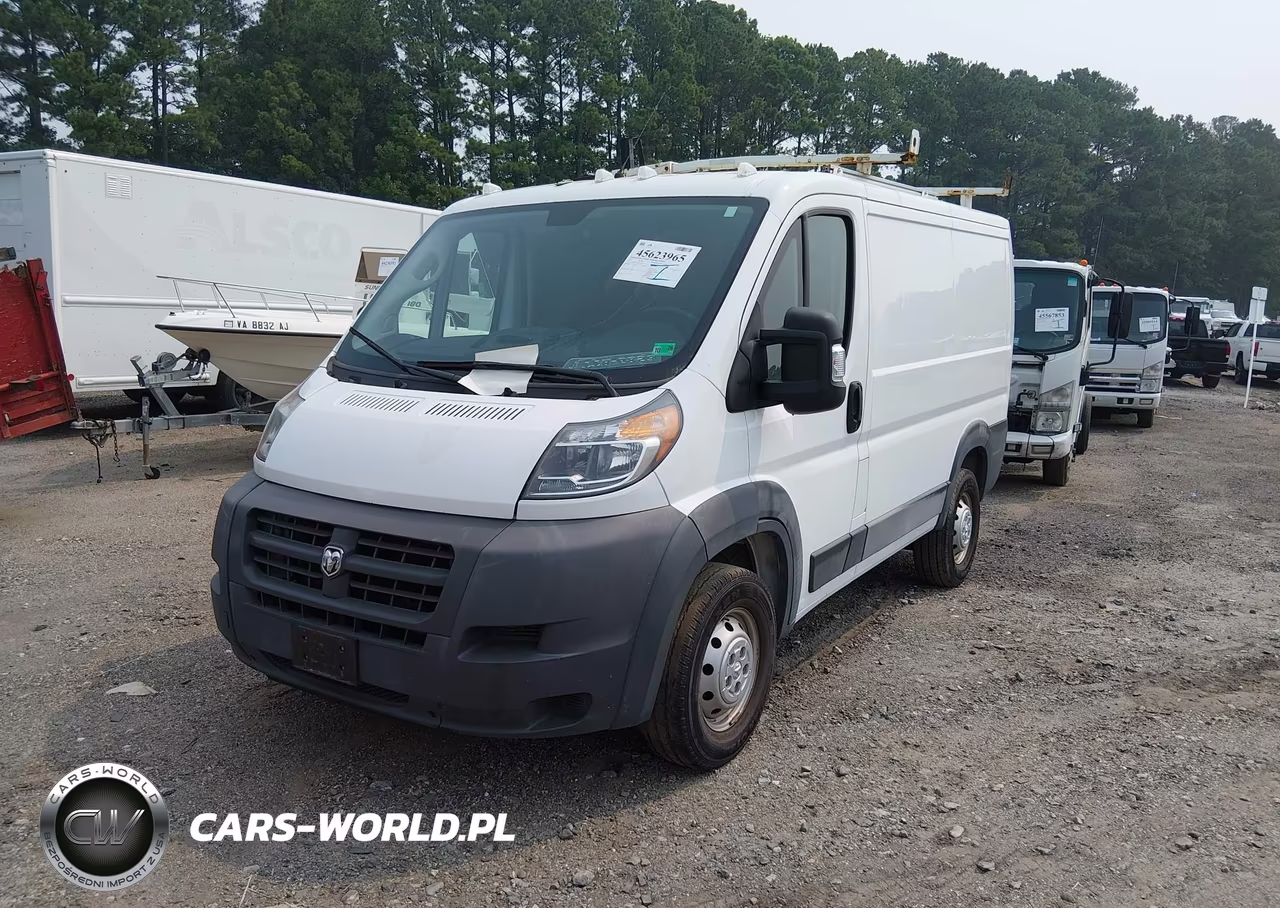 2017 Ram Promaster 1500 Low Roof 118 Wb VIN:3C6TRVNG6HE543773 - 2