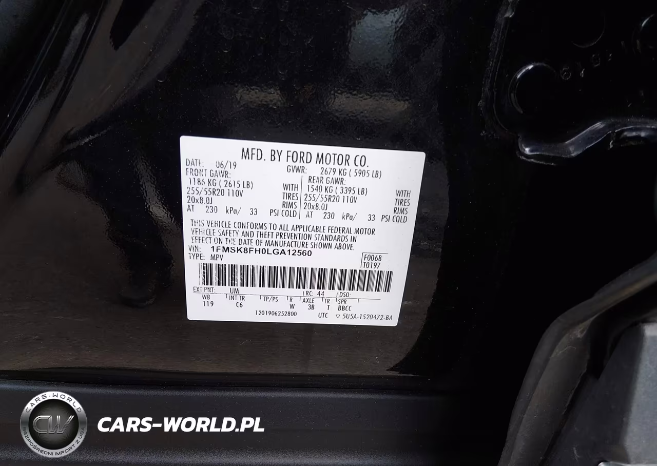2020 Ford Explorer Limited VIN:1FMSK8FH0LGA12560 - 9