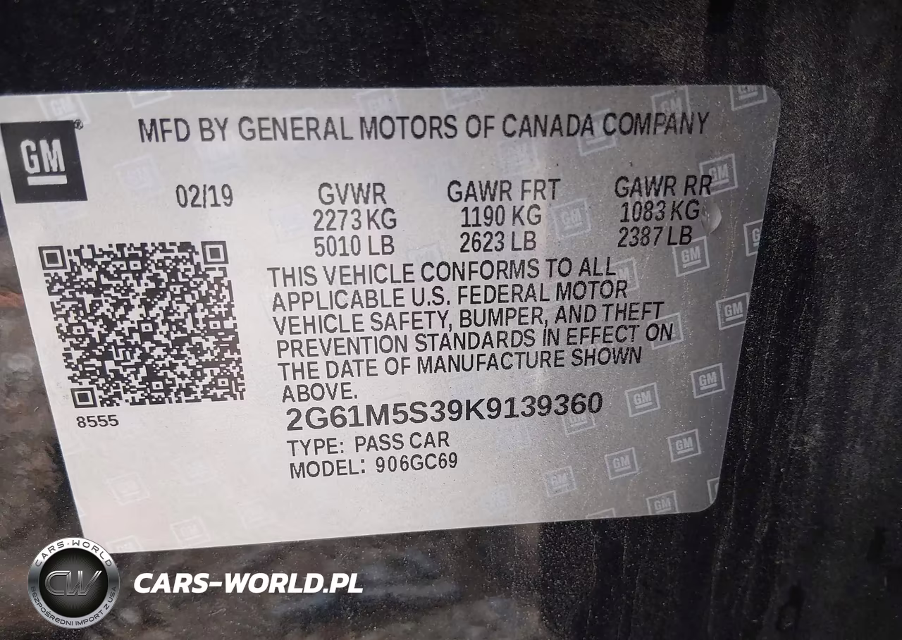 2019 Cadillac Xts Luxury VIN:2G61M5S39K9139360 - 9