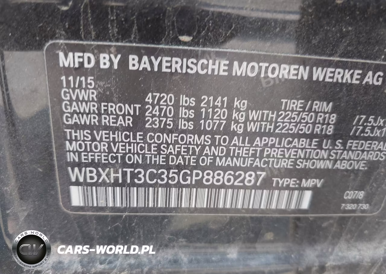2016 BMW X1 xDrive28I VIN:WBXHT3C35GP886287 - 9