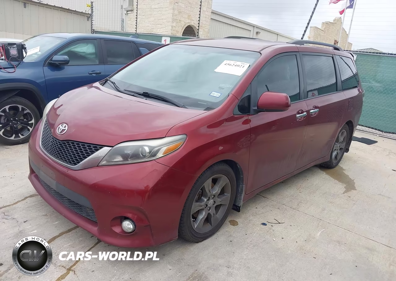 2016 Toyota Sienna Se 8 Passenger VIN:5TDXK3DCXGS763715 - 2