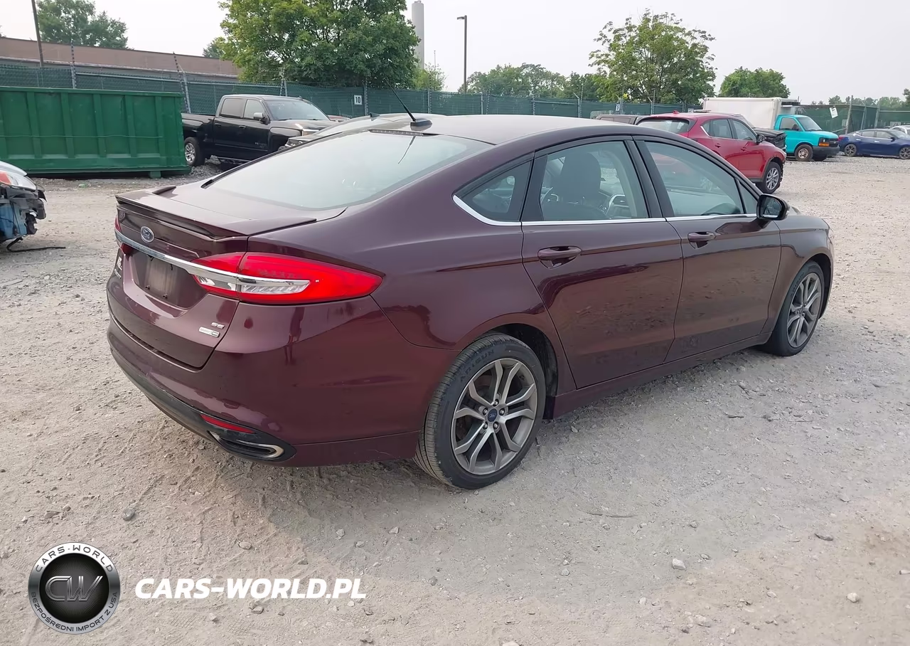 2017 Ford Fusion Se VIN:3FA6P0T91HR225609 - 4