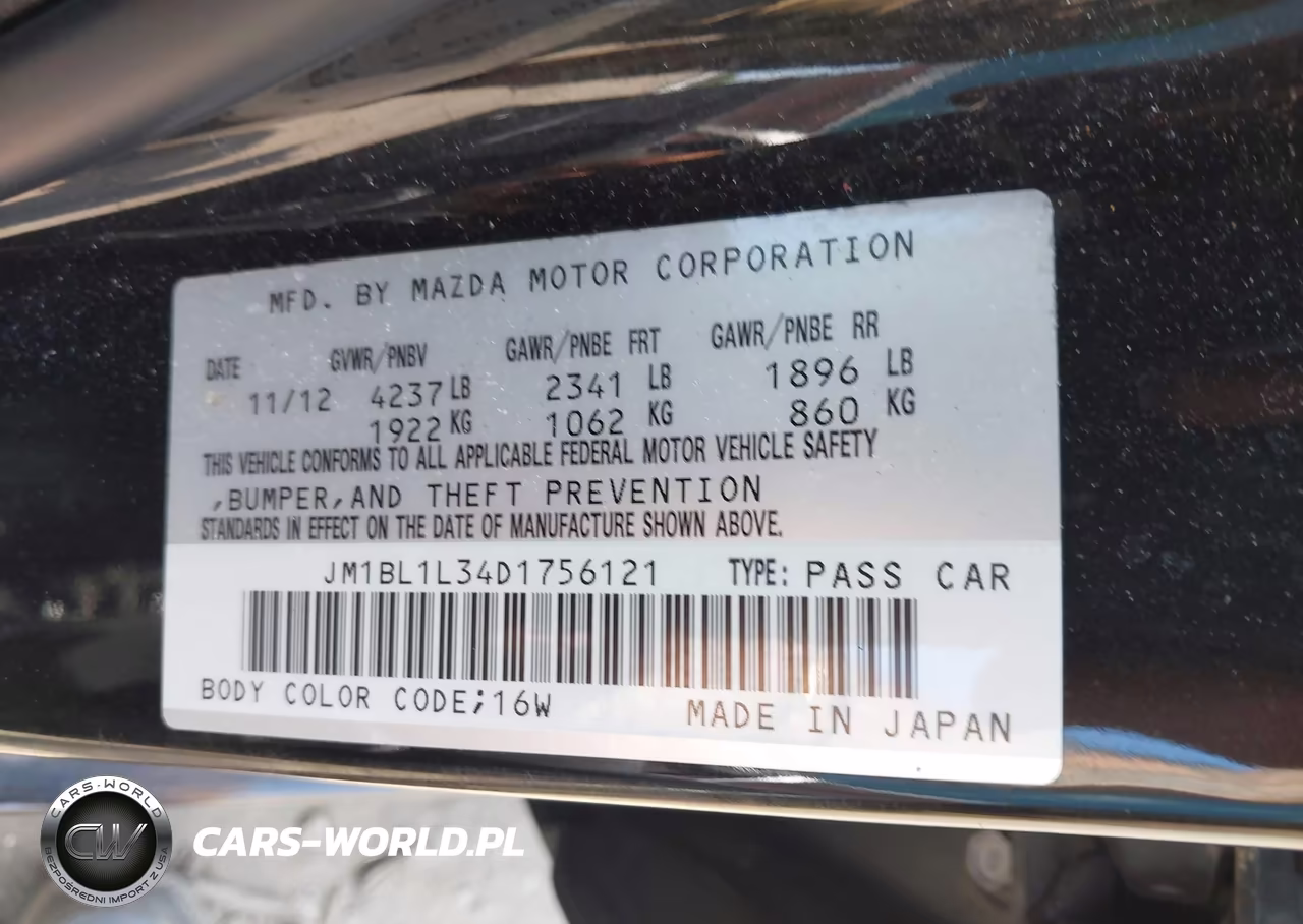 2013 Mazda Speed 3 VIN:JM1BL1L34D1756121 - 9