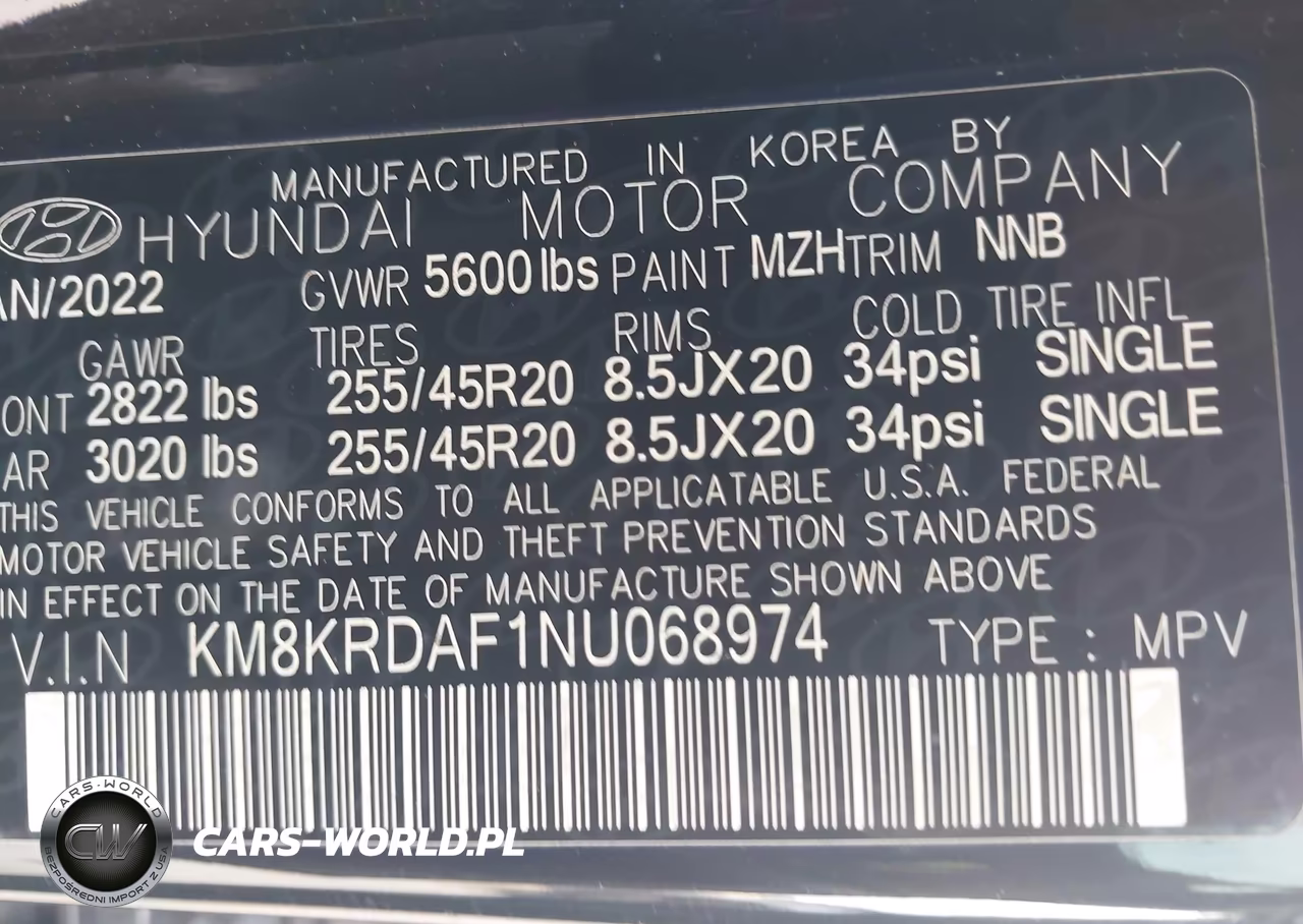 2022 Hyundai Ioniq 5 Limited VIN:KM8KRDAF1NU068974 - 9