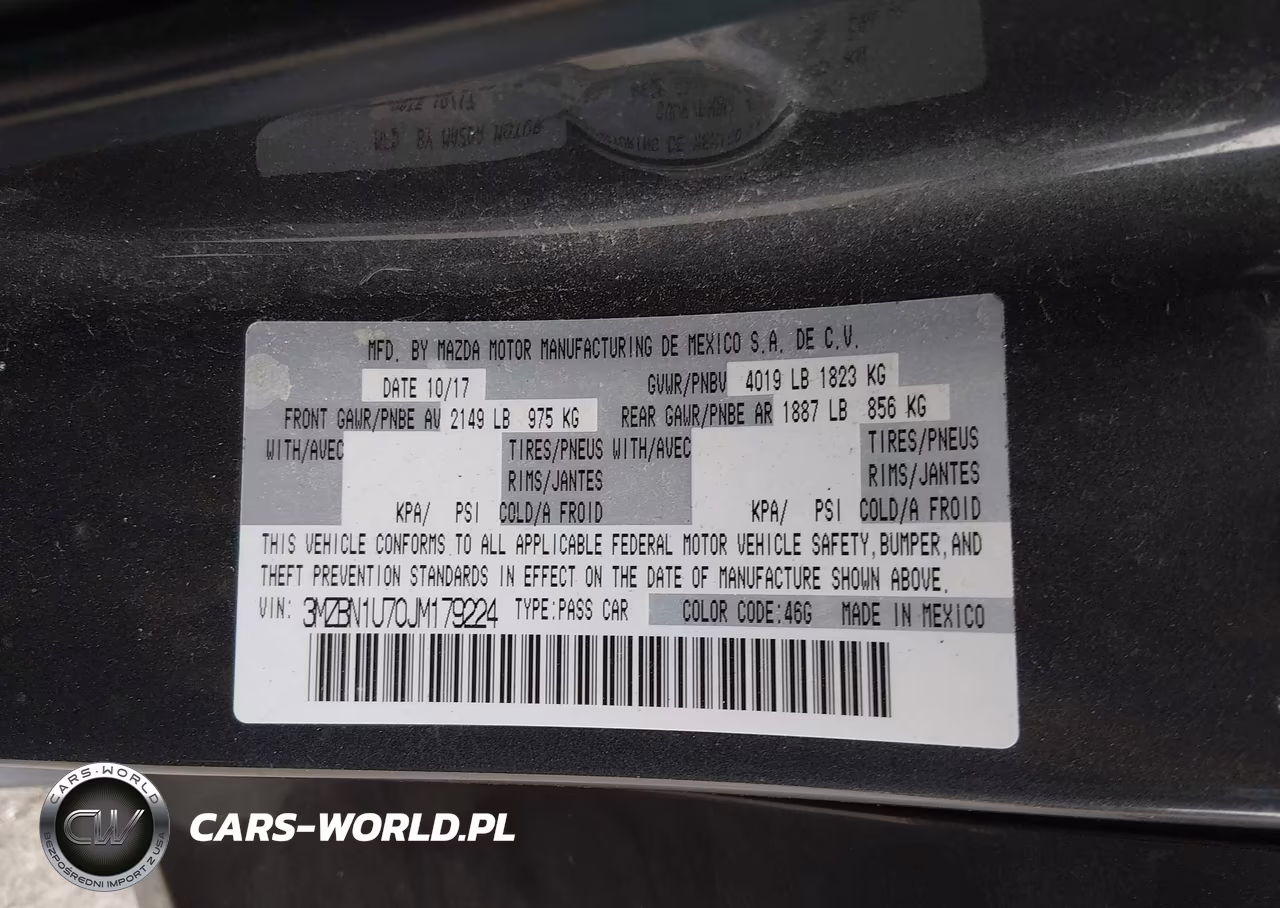 2018 Mazda Mazda3 Sport VIN:3MZBN1U70JM179224 - 9