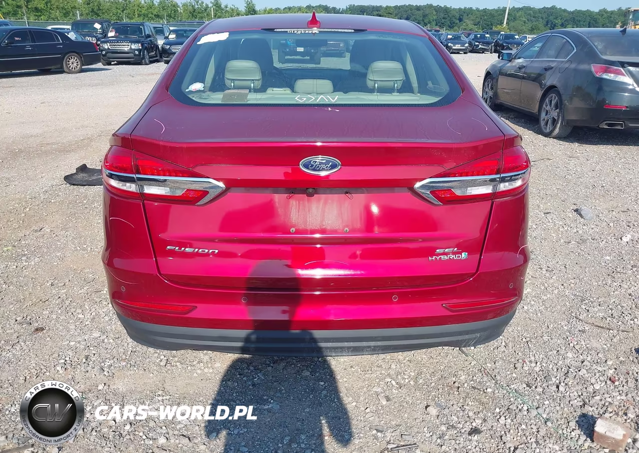 2019 Ford Fusion Hybrid Sel VIN:3FA6P0MU6KR123670 - 16