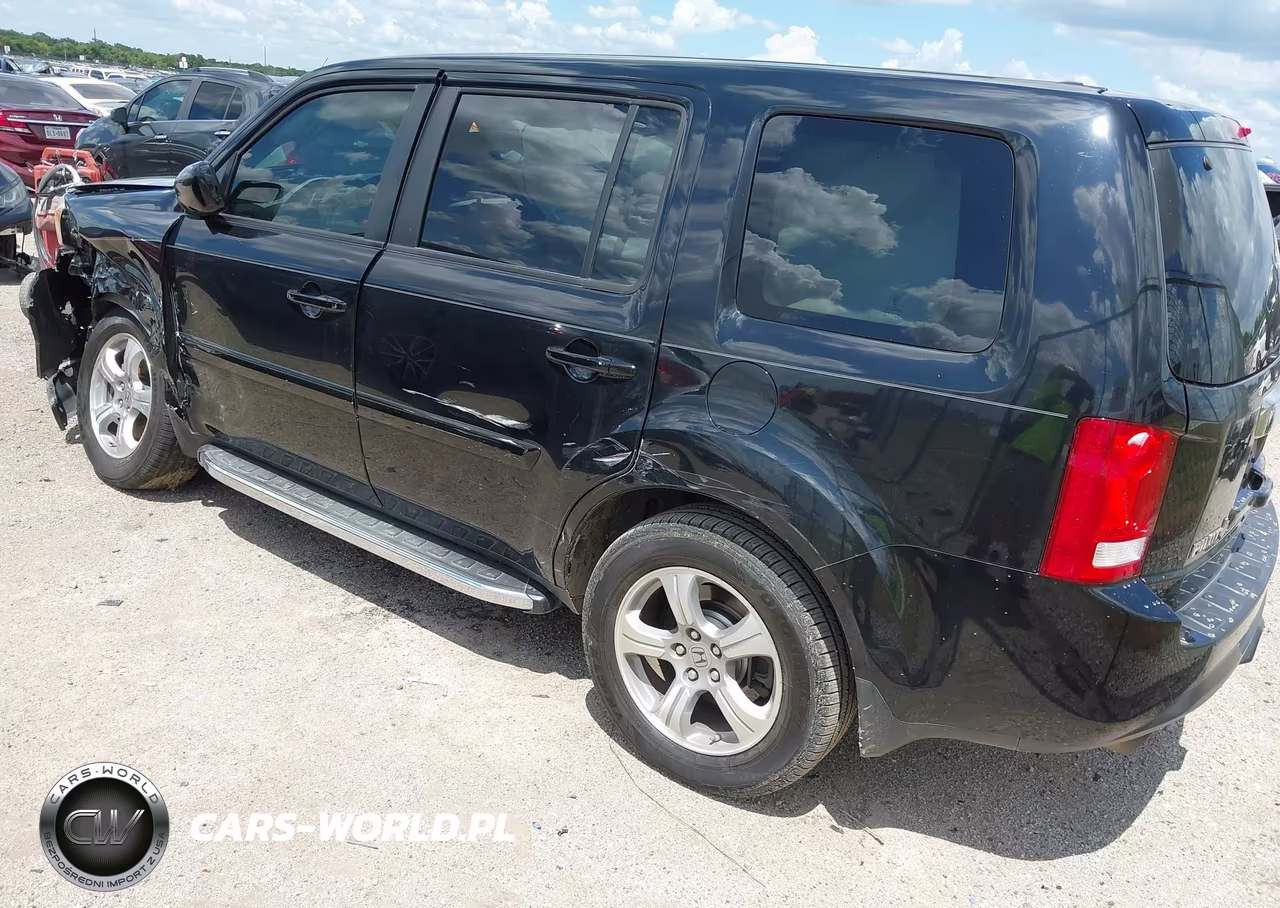 2014 Honda Pilot Ex-L VIN:5FNYF3H50EB015240 - 3