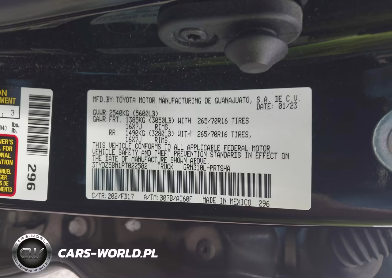 2023 Toyota Tacoma Trd Off Road VIN:3TYDZ5BN1PT022582 - 9