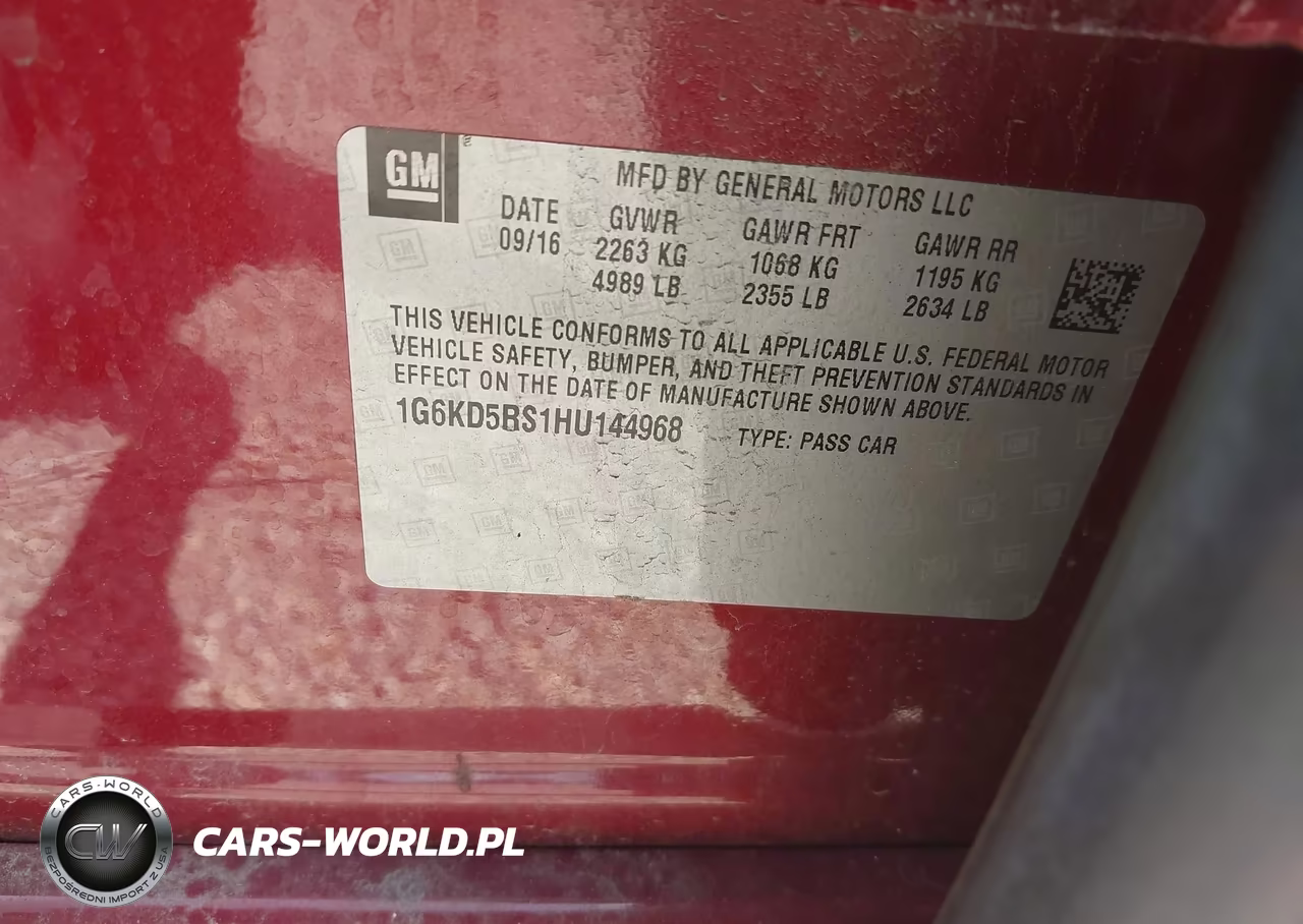2017 Cadillac Ct6 Luxury VIN:1G6KD5RS1HU144968 - 9