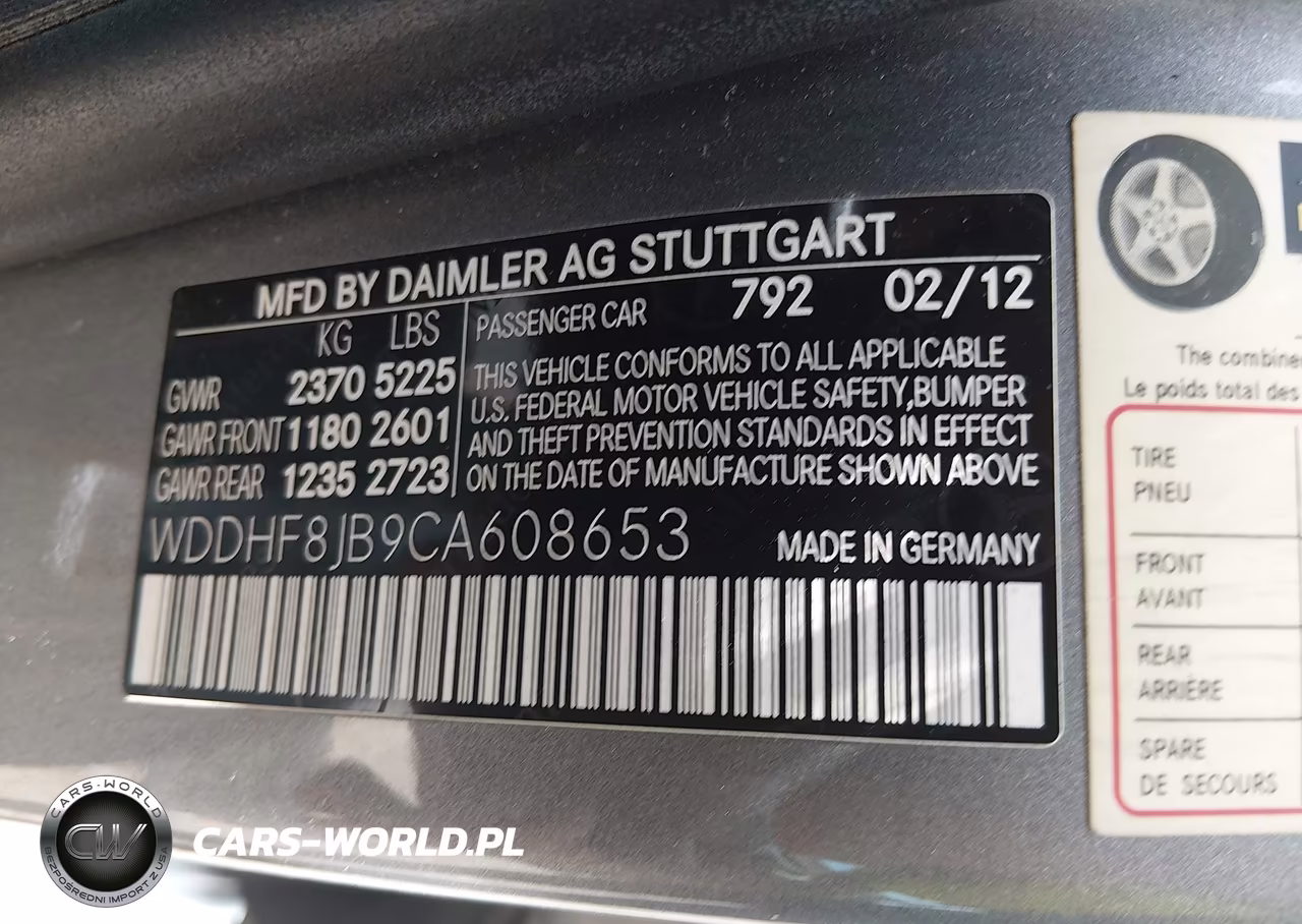 2012 Mercedes-Benz E 350 4Matic VIN:WDDHF8JB9CA608653 - 9
