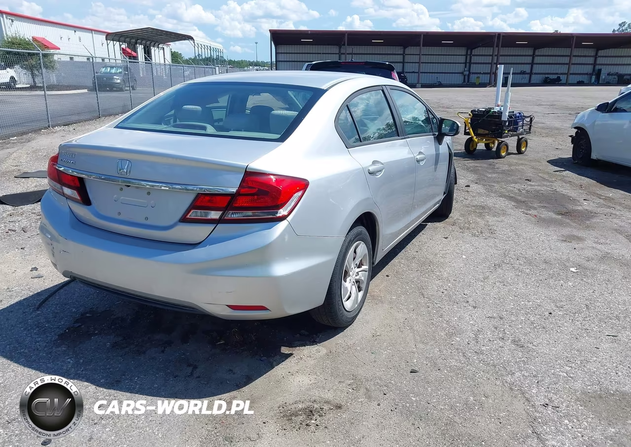 2015 Honda Civic Lx VIN:19XFB2F51FE028649 - 4