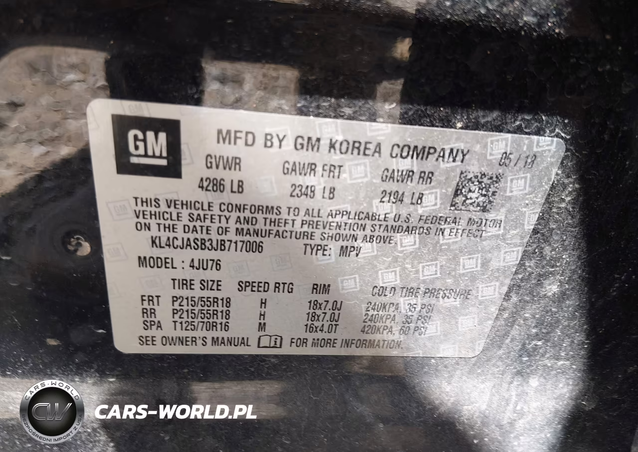 2018 Buick Encore Preferred VIN:KL4CJASB3JB717006 - 9