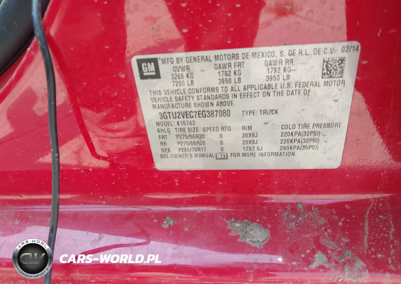 2014 GMC Sierra 1500 Slt VIN:3GTU2VEC7EG387080 - 9