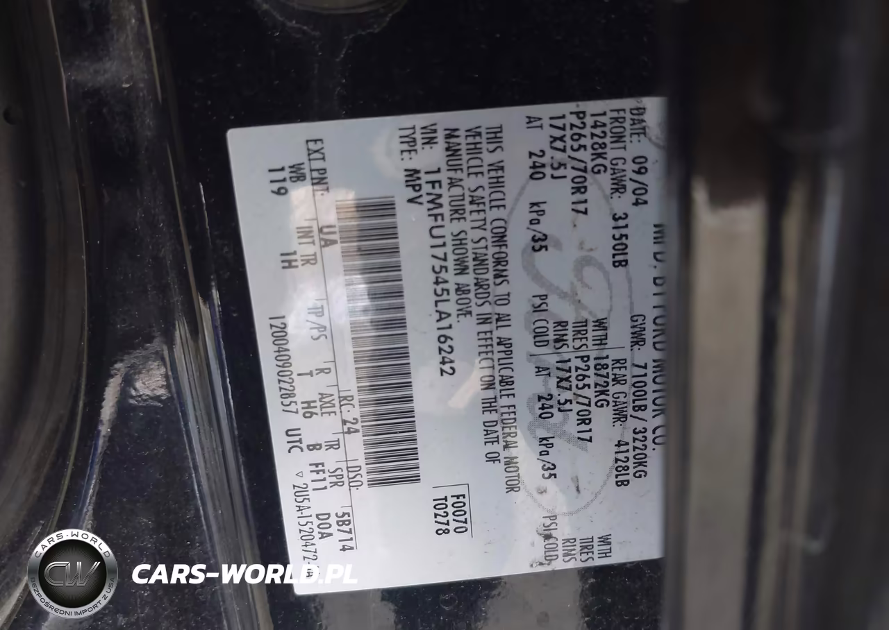 2005 Ford Expedition Eddie Bauer-King Ranch VIN:1FMFU17545LA16242 - 9