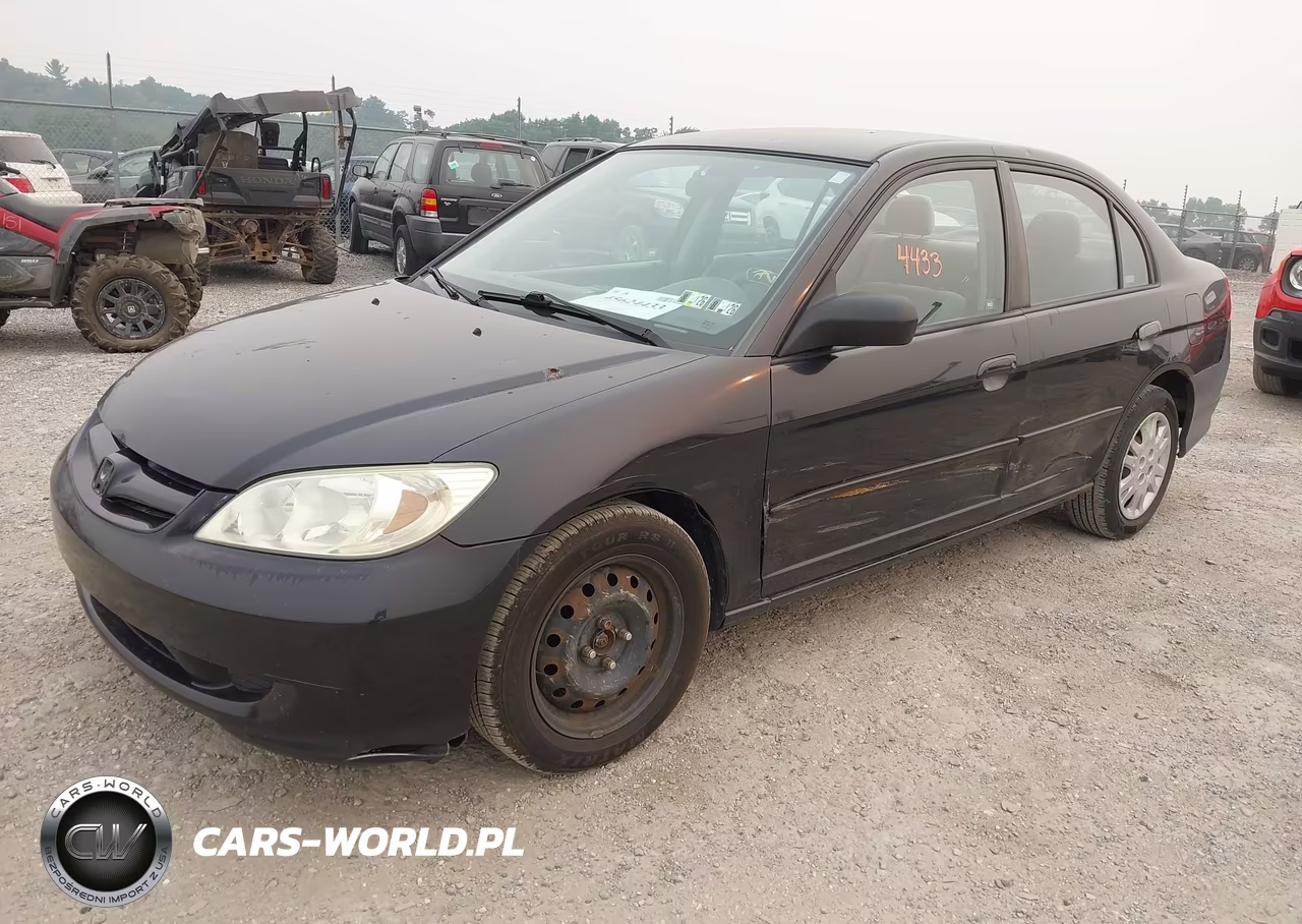 2004 Honda Civic Lx VIN:2HGES15604H538753 - 2