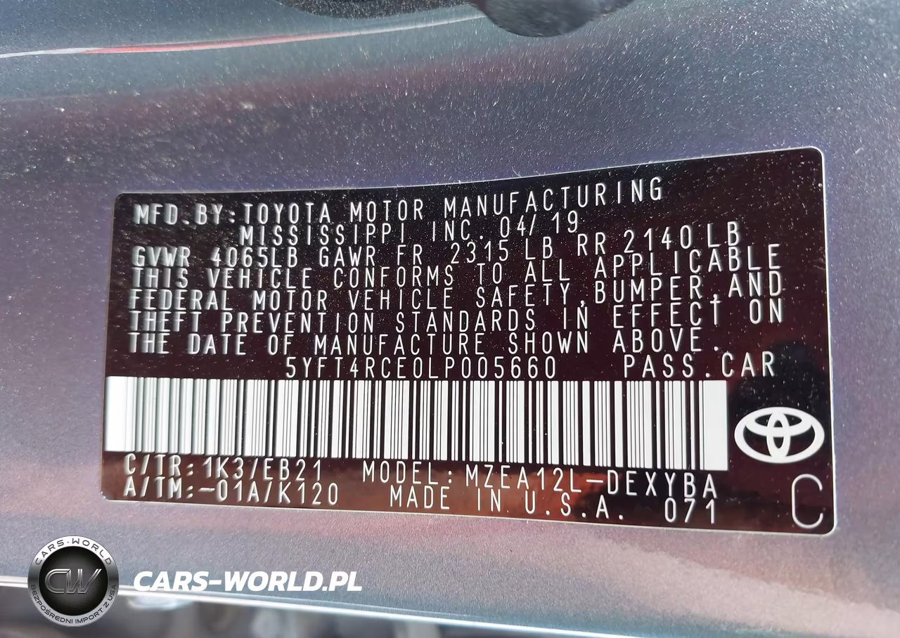 2020 Toyota Corolla Xse VIN:5YFT4RCE0LP005660 - 9