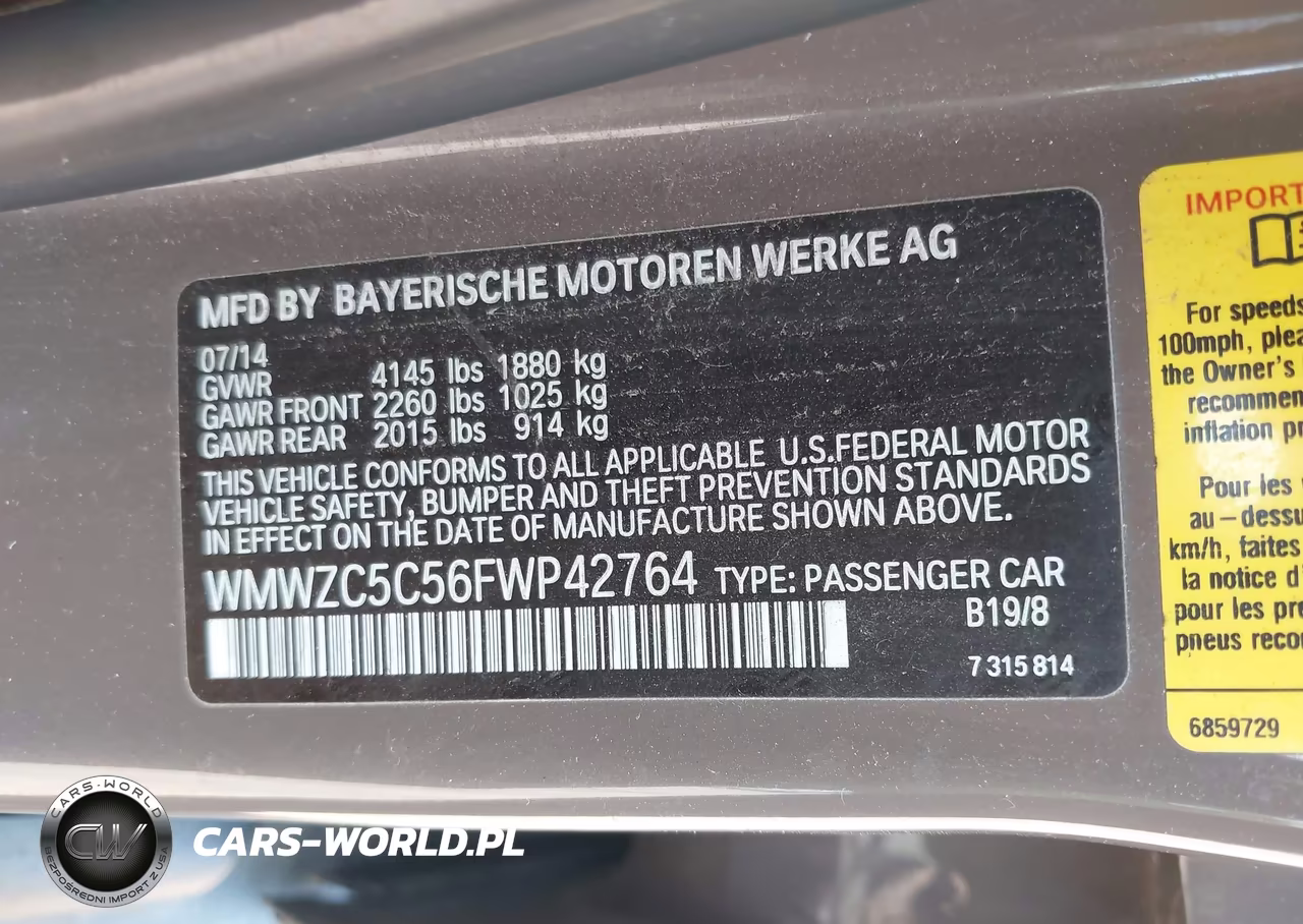 2015 Mini Countryman Cooper S VIN:WMWZC5C56FWP42764 - 9