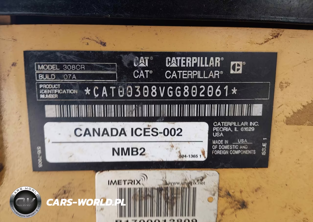 2020 Caterpillar 308 VIN:CAT00308VGG802061 - 9