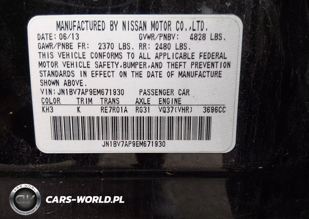 2014 Infiniti Q50 Premium VIN:JN1BV7AP9EM671930 - 9