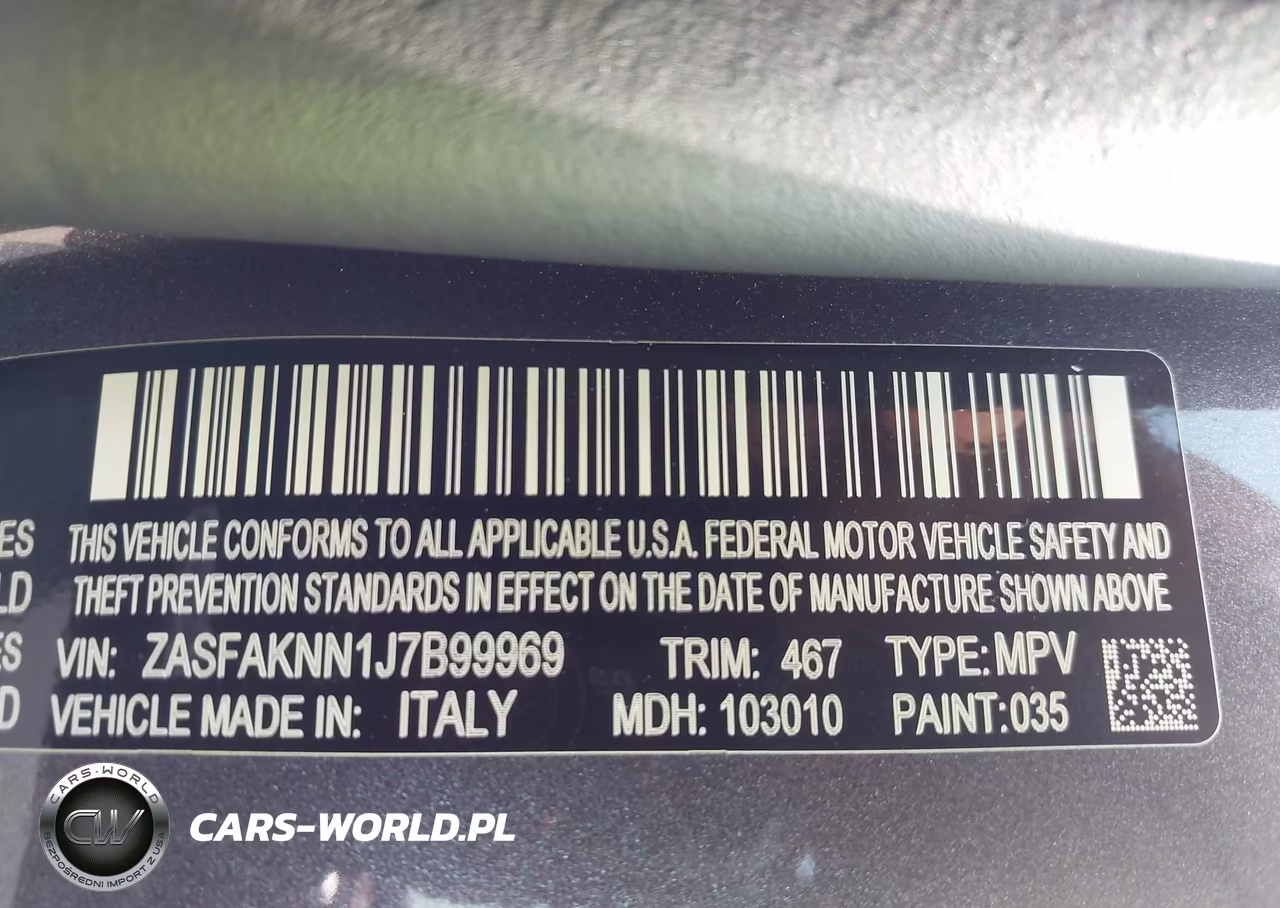 2018 Alfa Romeo Stelvio Ti Sport Awd VIN:ZASFAKNN1J7B99969 - 9
