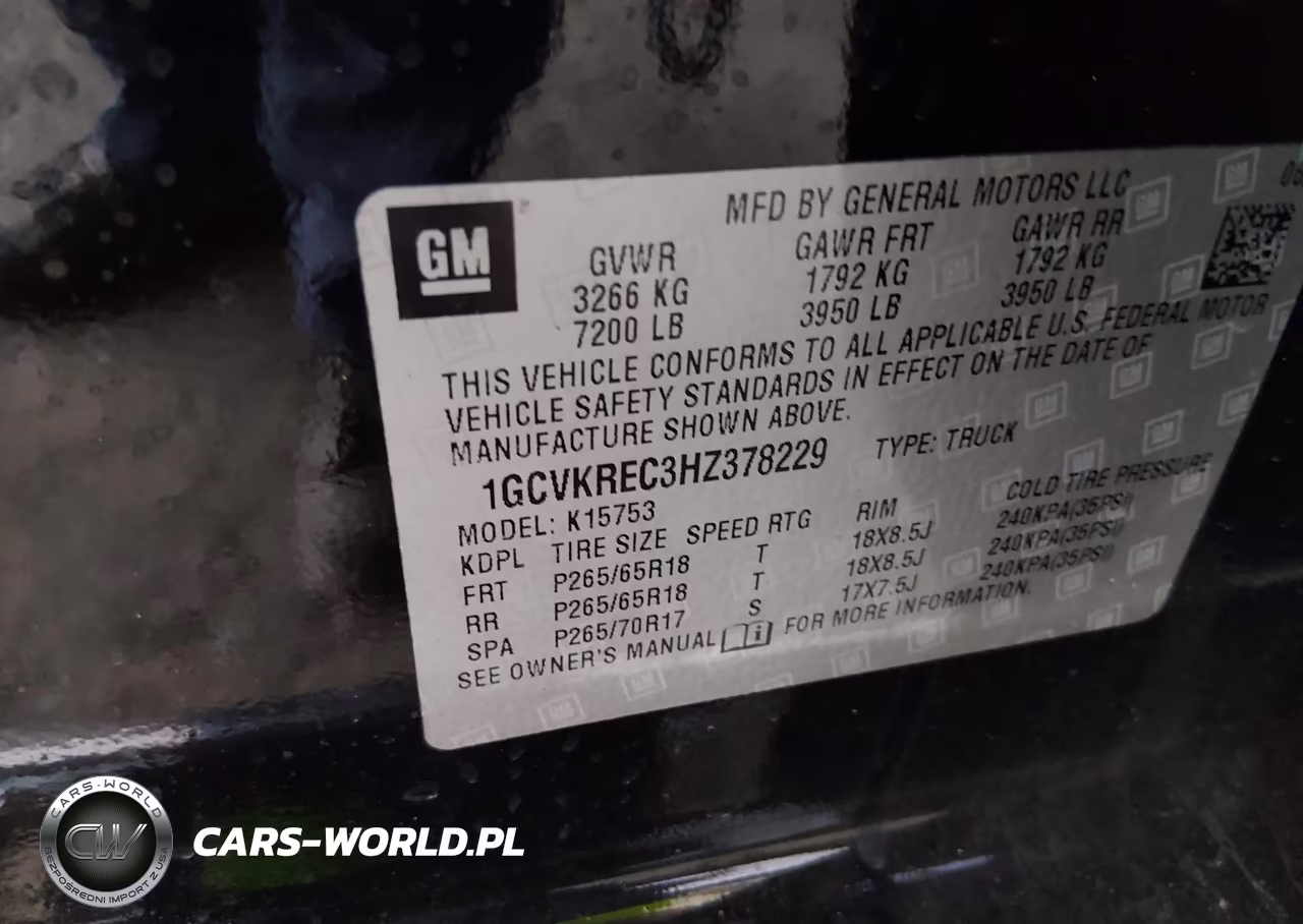 2017 Chevrolet Silverado 1500 Lt VIN:1GCVKREC3HZ378229 - 9