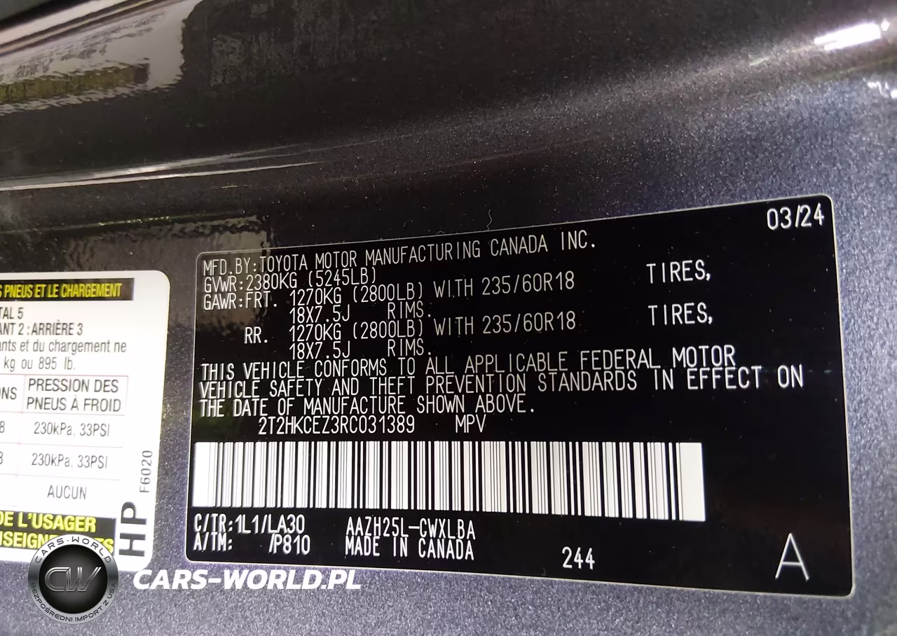 2024 Lexus Nx 350H Luxury VIN:2T2HKCEZ3RC031389 - 9