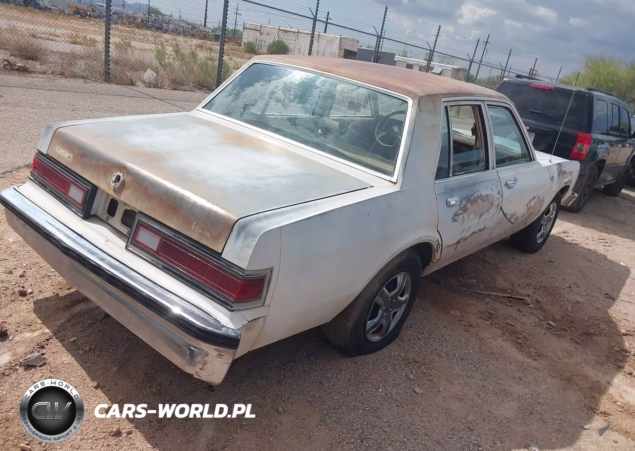 1985 Dodge Diplomat Salon VIN:1B3BG26P6FX564404 - 4