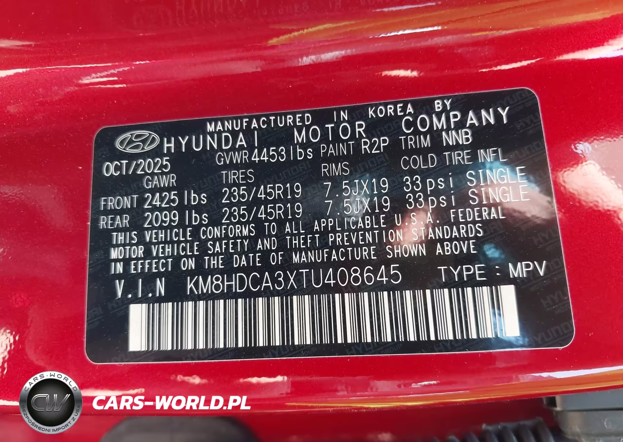 2026 Hyundai Kona Sel Premium VIN:KM8HDCA3XTU408645 - 9