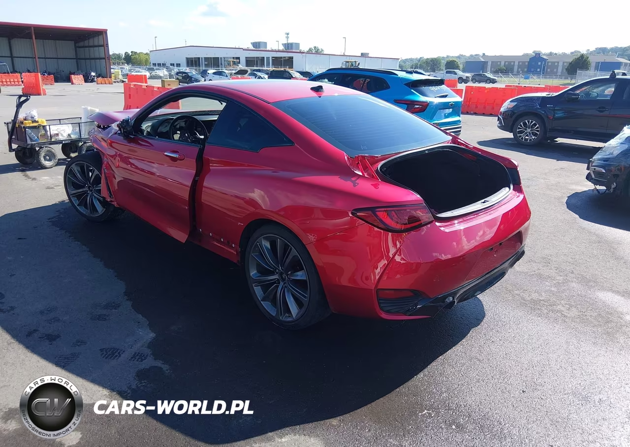 2020 Infiniti Q60 Red Sport 400 Awd VIN:JN1FV7ELXLM460354 - 3